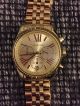 Michael Kors Mk5556 Armbanduhr Uhr Chronograph Modell Lexington Gold Damen Top Armbanduhren Bild 4