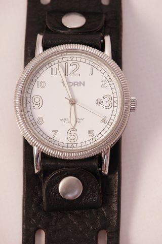 Herrenuhr,  Herren - Armbanduhr,  Fossil Yorn,  Schwarz Silber,  Automatik Uhr Bild