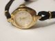 Sammler Edle Dugena Antik Damenuhr Handaufzug 50er Jahre Gut Erhalten Walz Gold Armbanduhren Bild 2