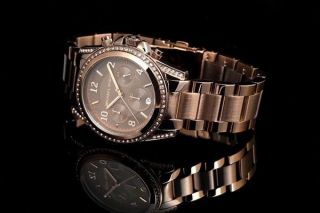 Michael Kors Damen Uhr Chronograph - Mk5493 Farbe Braun Wie Bild