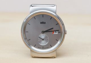 Braun 3816 Armbanduhr Mit Milanaise - Armband,  Ultraflach,  Made In Germany Bild