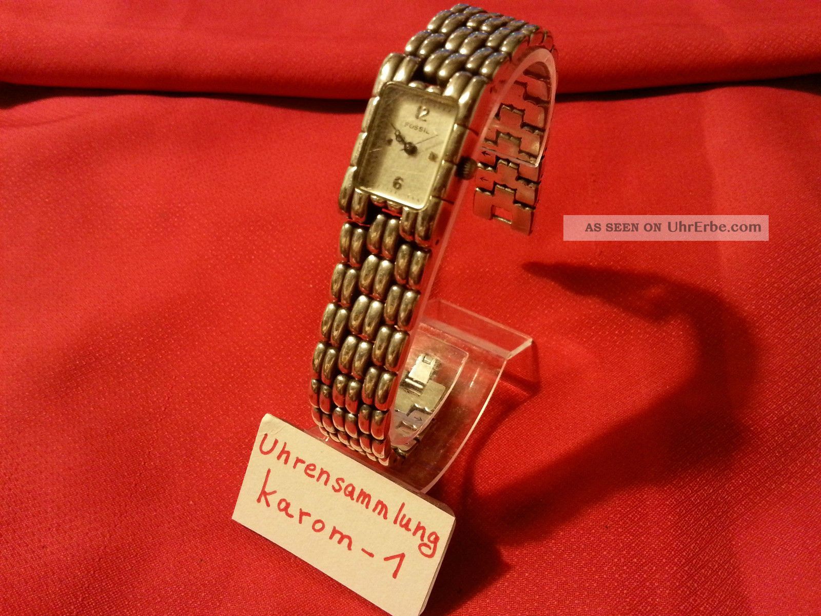 Fossil Damenuhr Vt - 2521 Stainless Steel Back 3atm Uhrensammlung Top Armbanduhren Bild