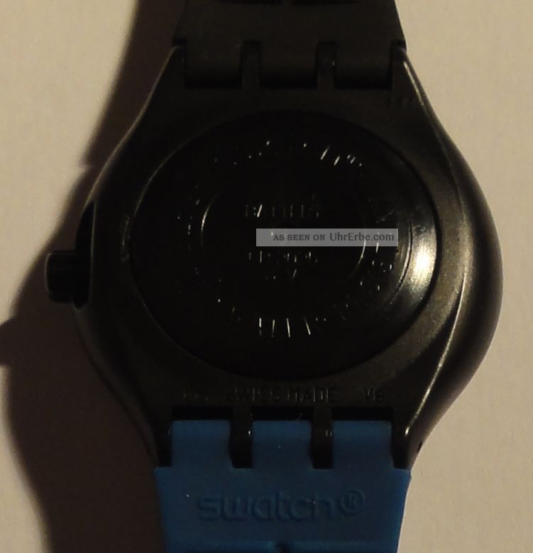 Swatch Touch Game Mighty Dogs Stgb101 Spielfunktion Blau Schwarz Quarz Ovp