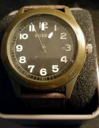 Fossil Uhr Unisex Modell Jr 1293 & Ovp Bild