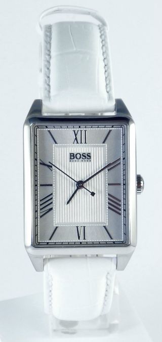 Hugo Boss 1502256 Damen Armbanduhr Uhr Weiss Edelstahl Bild