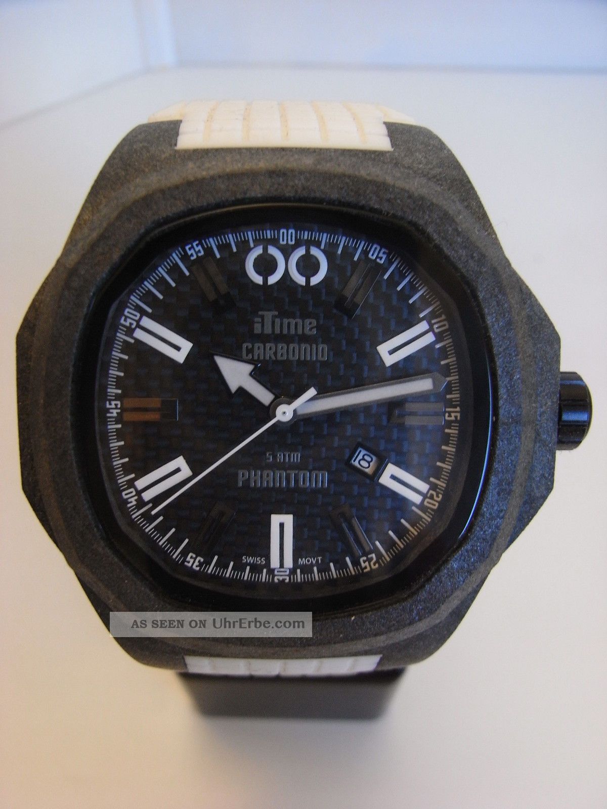 Itime Orologi Phantom Carbon Monocoque Gehäuse Ph4900 - C 02t Uvp 210€ Armbanduhren Bild