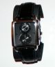 Emporio Armani Uhr Dualtime Lederarmband Schwarz / Silber Ar0476 Armbanduhren Bild 3