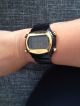 ⭐️adidas Uhr Schwarz Gold Digital Blogger⭐️ Armbanduhren Bild 1