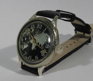 Omega Armbanduhr Umbau Gravierte Aus 1933 - Top Bild
