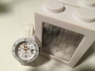 Tolle Originale Ice Watch Uhr Sili White Unisex Weiss Wneu Bild