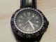 Breitling Herrenuhr Schwarz Voll Funktionsfähig Uhr Inkl Box Armbanduhren Bild 5
