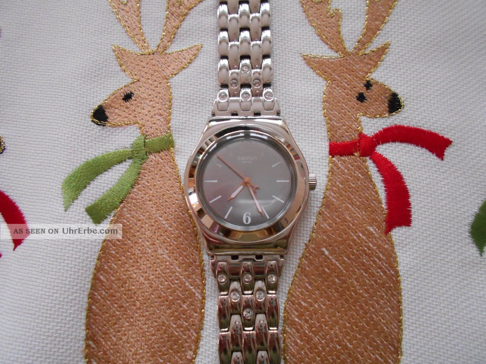 Damen Swatch Irony Uhr Mit Stahlband Armbanduhren Bild