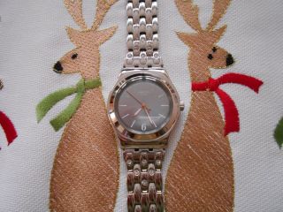 Damen Swatch Irony Uhr Mit Stahlband Bild