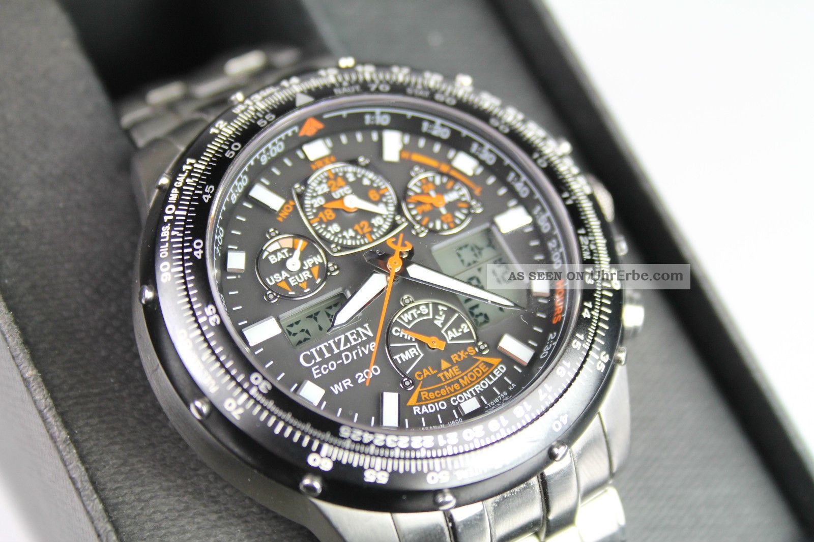 citizen eco drive promaster radio controlled wr 200