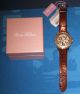 Schicke Damenuhr Paris Hilton Ph.  13576jsr/32 Strass Kroko - Armband Uvp 299€ Armbanduhren Bild 3