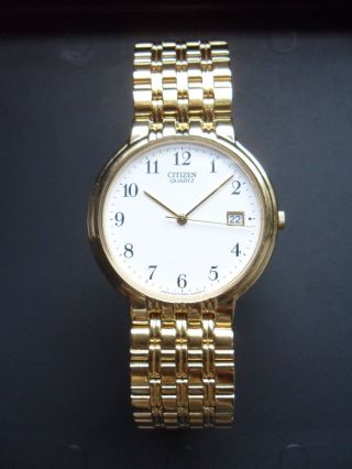 Citizen Quartz Herren - Armbanduhr Caliber 5510 Von 1995 Bild