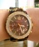 Michael Kors Uhr Mk5557 Damenuhr Chrono Xxl Braun - Gold Uvp 279 Armbanduhren Bild 3