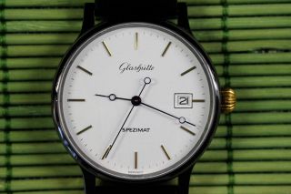 Glashütte Spezimat Chronometer Chronograph Gub 10 - 30 Automatik Herrenuhr Rar Bild