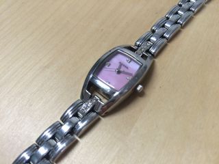 Fossil Es - 9954 Armbanduhr Damen / Strass Edelstahl / Rosa Rosé Pink Wasserdicht Bild