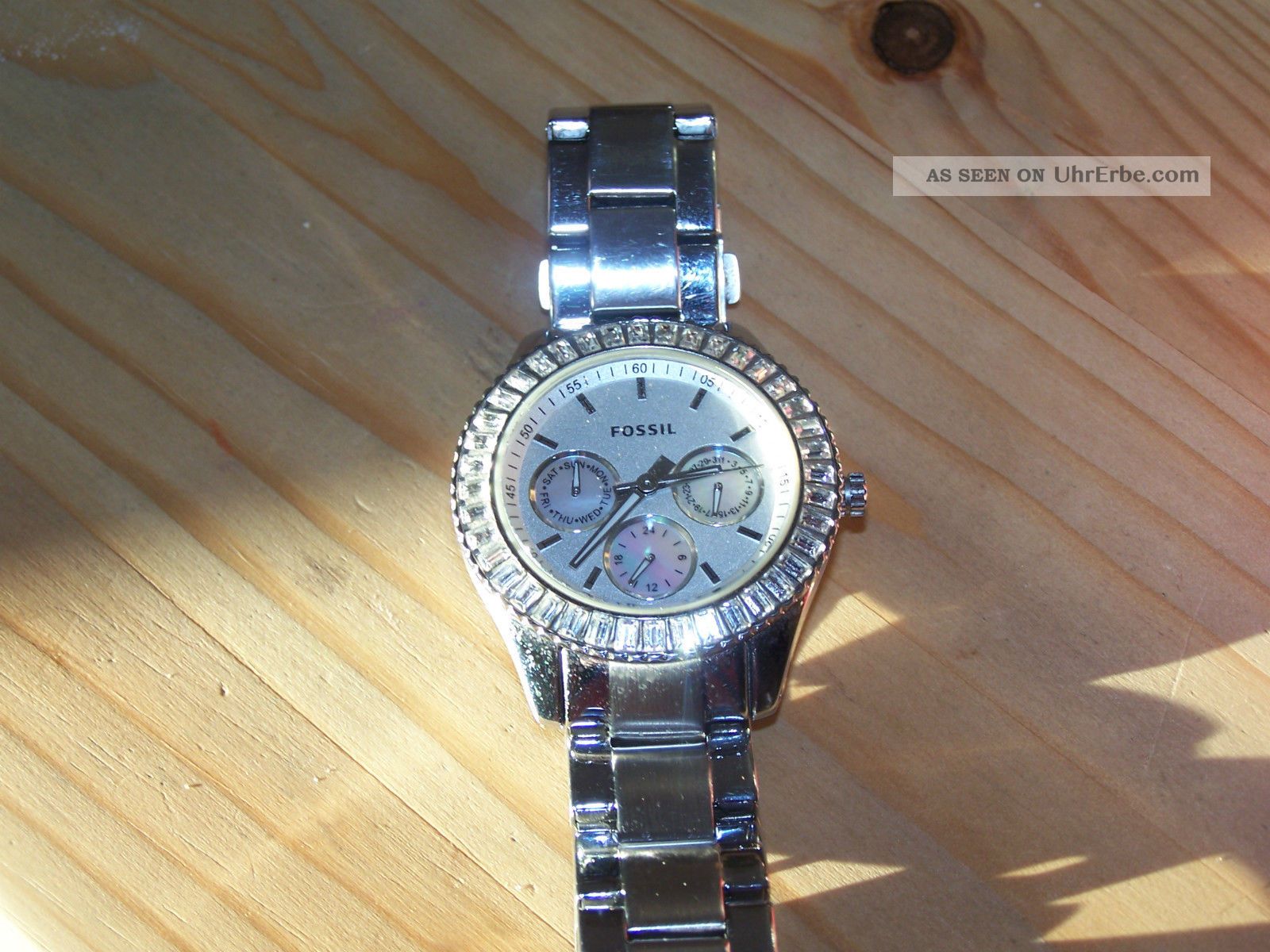 Fossil Damenuhr Chronograph Armbanduhren Bild