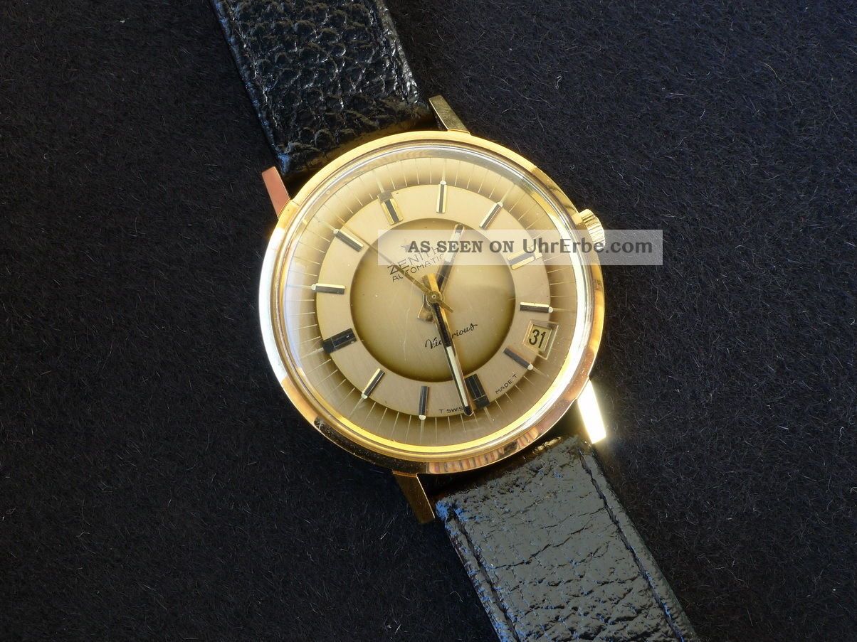 Vintage Zenith Victorious Collector ' S Item 70s Automatic Armbanduhren Bild