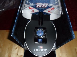 Tissot T - Race Nicky Hayden Limited Edition 2014,  Blau,  Mit Helm,  Tasche,  Usw Bild