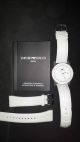 Armani Herrenuhr Weiß Ar - 1048,  Top, Armbanduhren Bild 2