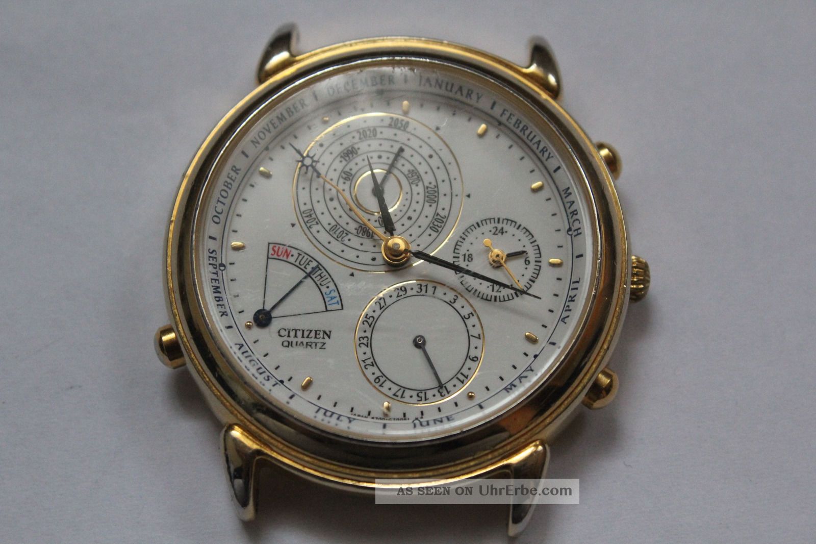 Citizen Perpetual Calendar Ewiger Kalender Cal 6700 Herrenarmbanduhr