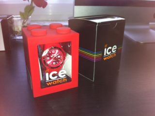 Ice Watch Sili Red Uni Ovp Bild