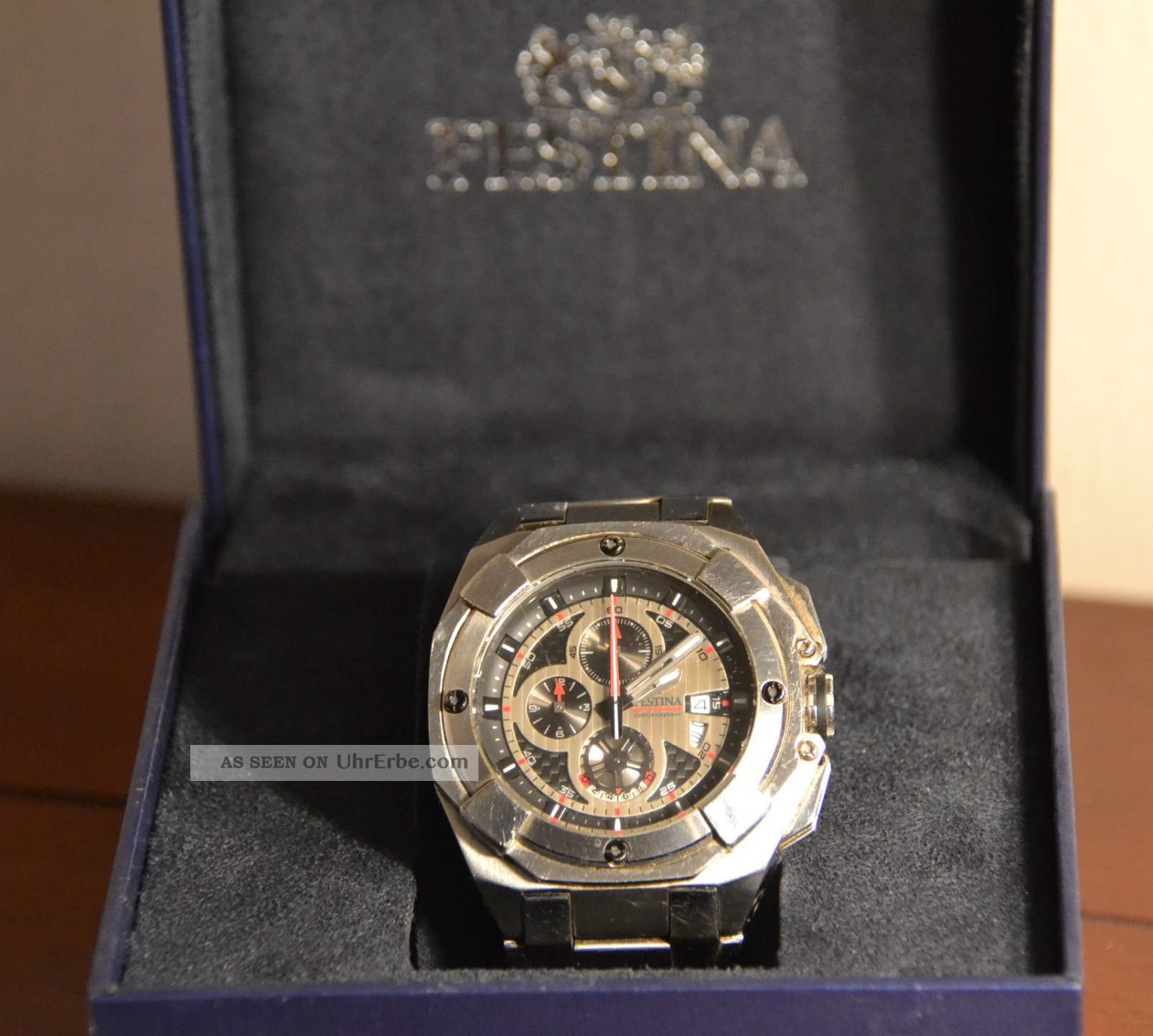 Herrenarmbanduhr Festina F16351 Chronograph Aus Der 