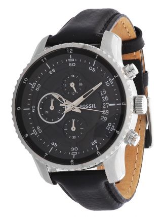 Fossil Herren Armbanduhr Gent Schwarz Fs4548 Bild