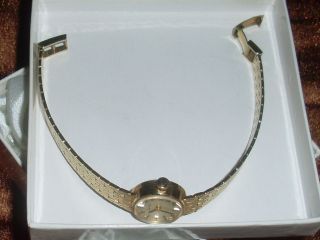 Elegante Damen - Armbanduhr Zentra - Handaufzug,  585er Gold Aus Nachlass Bild