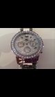 Mc Timetrend Uhr Watch Glitzersteine Silber Armbanduhren Bild 3