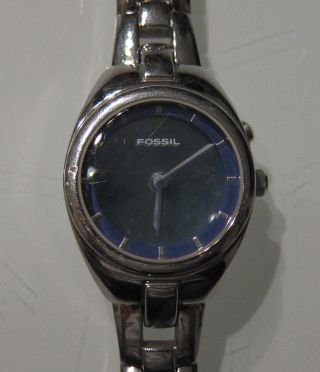 Fossil Damenuhr Big Tic Es - 9570/110312,  Blau Bild