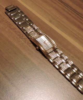 Goldfarbene Esprit Damen - Armbanduhr Aus Edelstahl Mit Zirkonia Bild