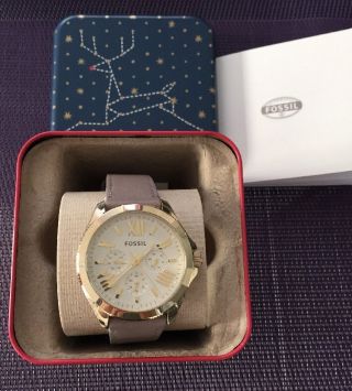 Fossil Damenuhr Am4529 Cecile Mit Etikett Und Ovp: Np:179,  00€ Bild