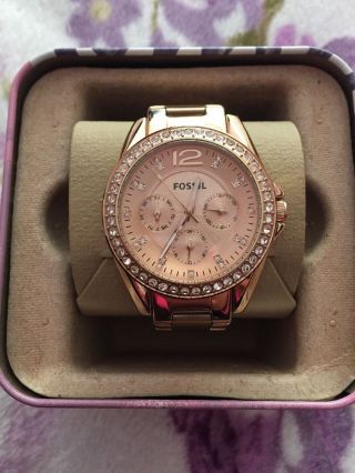 Fossil Damenuhr Rosegold Bild