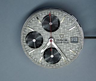 Tudor Prince Date Ersatz Uhrwerk,  Zifferblatt,  Zeiger.  Valjoux 7750 Bild
