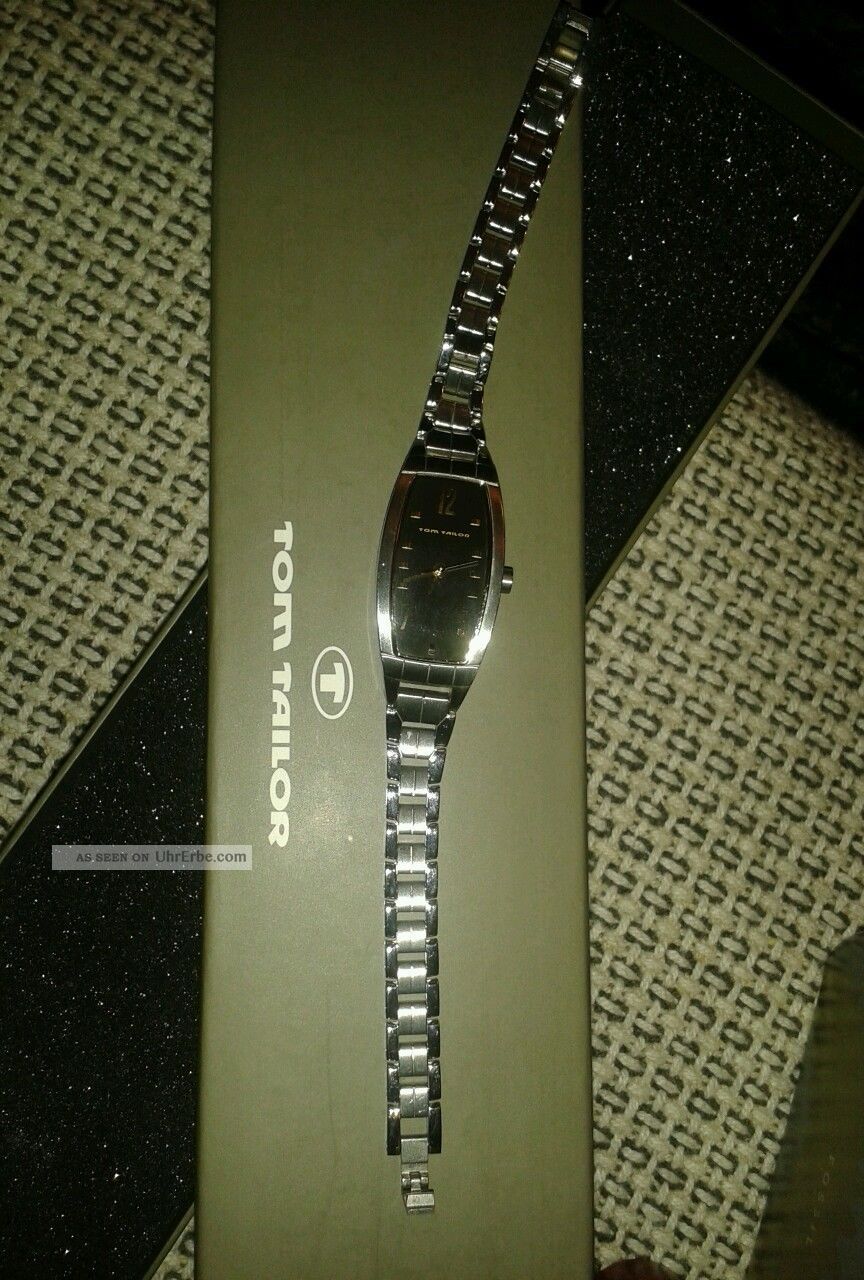 Tom Tailor Damen Armband Uhr Farbe Silber W Incl Geschenk Verpackung Armbanduhren Bild