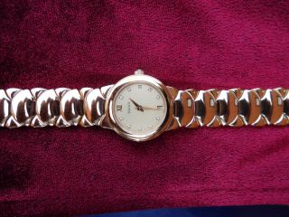 Edle Tissot Armbanduhr Für Damen Vergoldet Bild