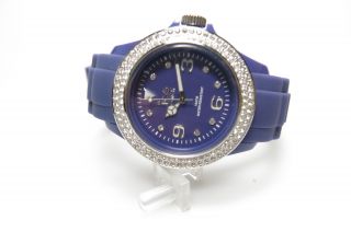 Ice Watch St.  Psd.  U.  S.  10 Stone Purple Silver Sili Unisex Svarowski Steinen Damen Bild