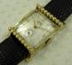 1948 Gruen Veri - Thin Fancy Case 10k Gold Filled,  Kompl.  Restauriert,  Top Armbanduhren Bild 1