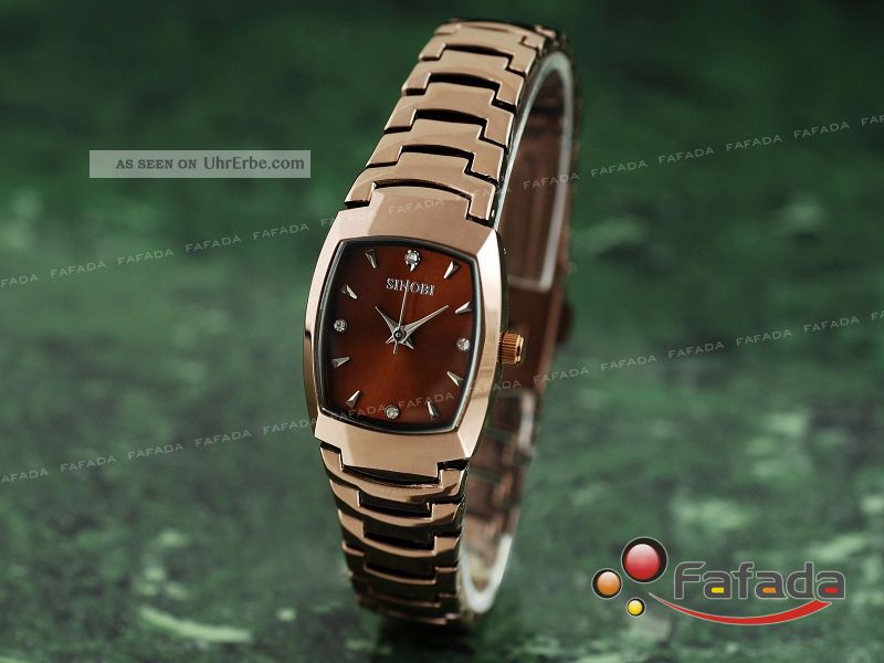 Sinobi Designe Quartz Analog Damenuhren Armbanduhr Uhr Armbanduhren Bild