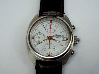 Swiss Made Luxus Savoia Olimpo Chronograph Uhr.  Eta - Valjoux 7750. Bild