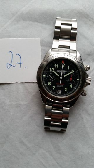 Poljot Russland Chronograph MilitÄr Handaufzug Cal.  3133 (27) Bild