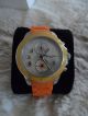 Damenarmbanduhr,  Thomas Sabo,  Orangefarbenes Kautschukarmband Armbanduhren Bild 2
