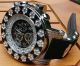 Megacoole Übergrosse Schwere Uhr Mit Silikonband Und Strass Armbanduhren Bild 1