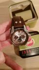 Fossil - Herrenuhr Chronograph,  Inkl.  Ovp,  Lederband,  Braun Armbanduhren Bild 1