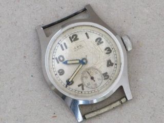 Edo Militär Uhr Brevet,  Vintage Wrist Watch Armbanduhr Hau Bild