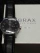Brax Feelgood Herrenarmband - Uhr,  Schwarzes Lederband,  Mit Karton Armbanduhren Bild 5